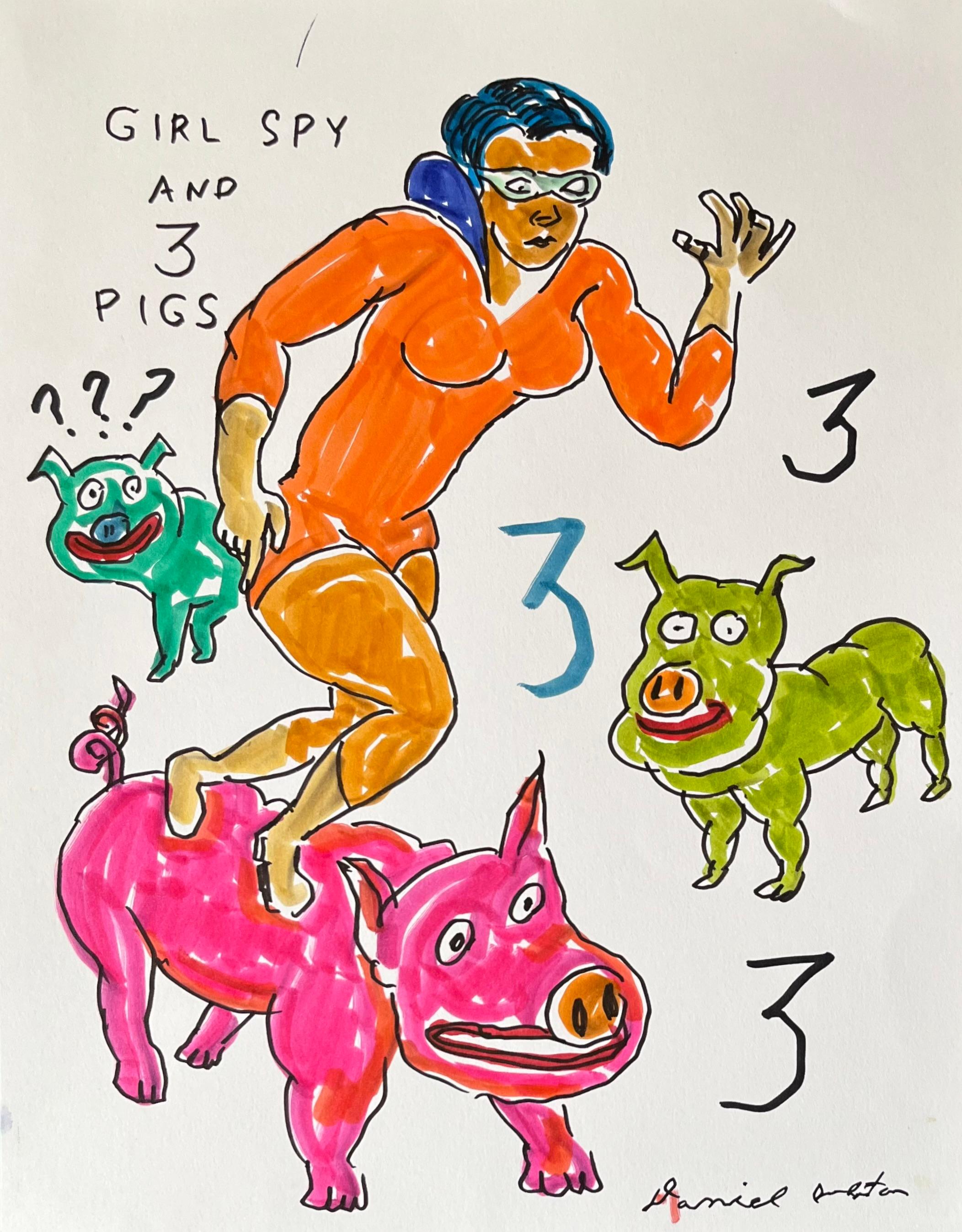 Daniel Johnston was a prolific visual artist and musician. He gained a cult following in the 1990s when Kurt Cobain wore a T-shirt with the artist’s frog illustration from his Hi, How Are You (1983) album cover to the MTV Video Music Awards.