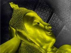 „Goldener Buddha 1“, signierter Originaldruck
