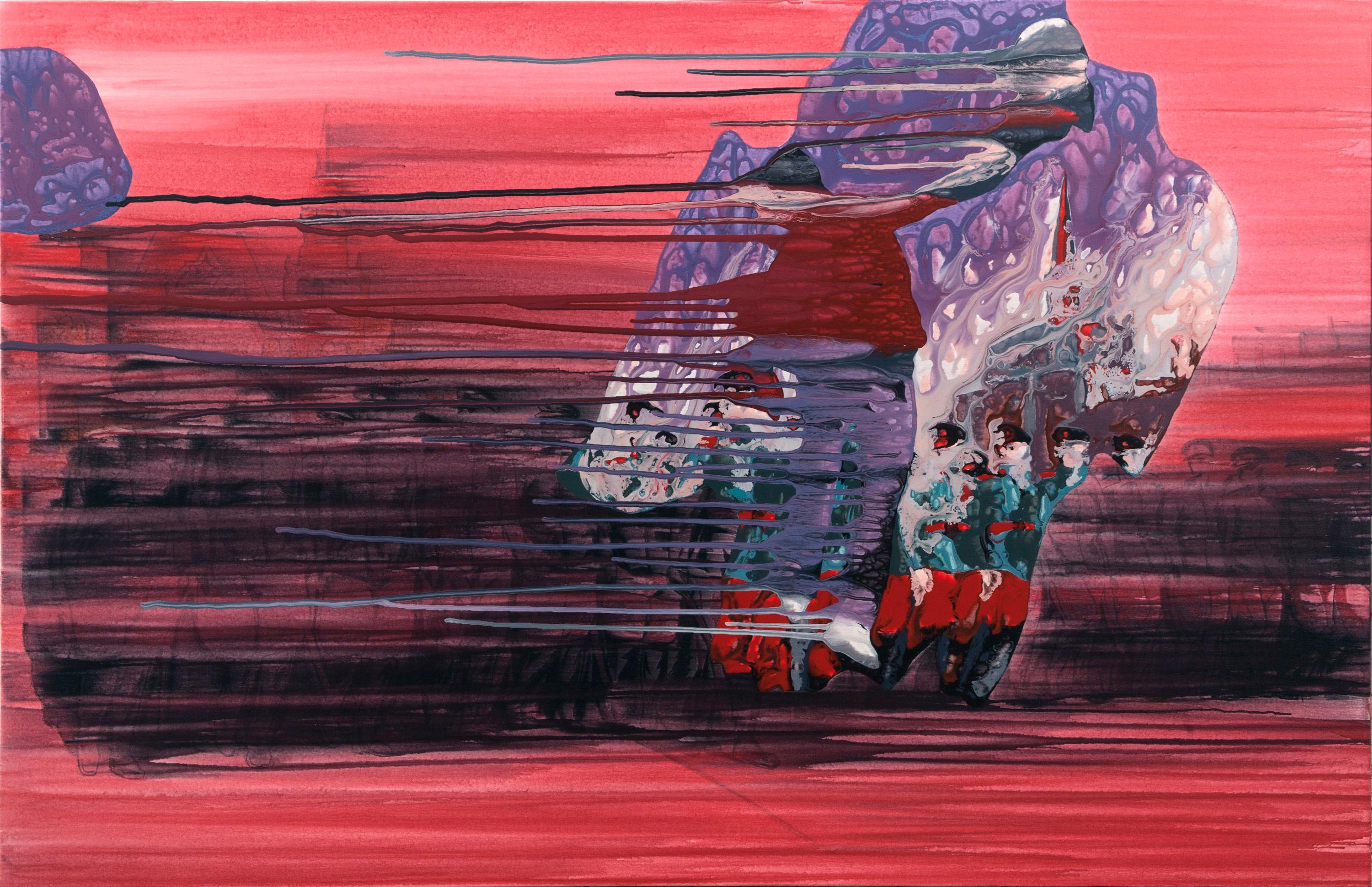 Figurative Painting di ivan Plusch - "Effetto-6", acrilico su tela - Surrealista