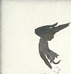 "Untitled" Oil on Paper - Figurative Drawing