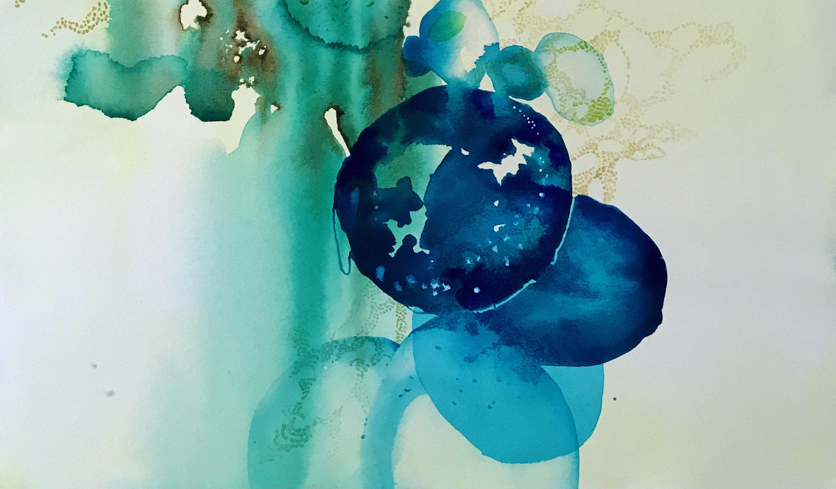contemporary abstract watercolor artists