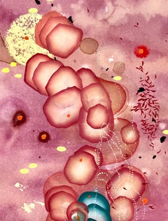 "Nucleation Study", Watercolor, Abstract, Contemporary Art, Emerging Artist