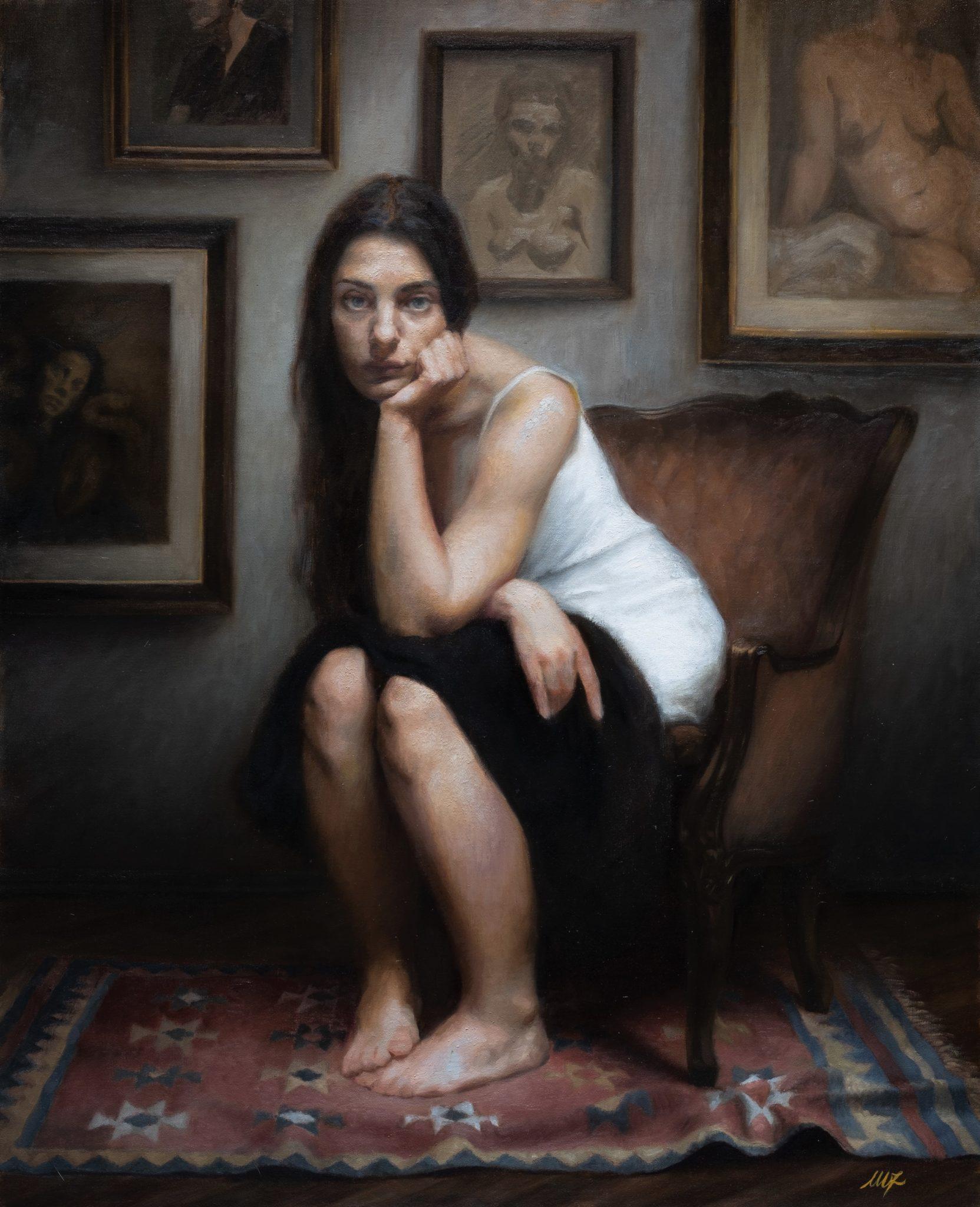 Marco Franco Portrait Painting - Irene