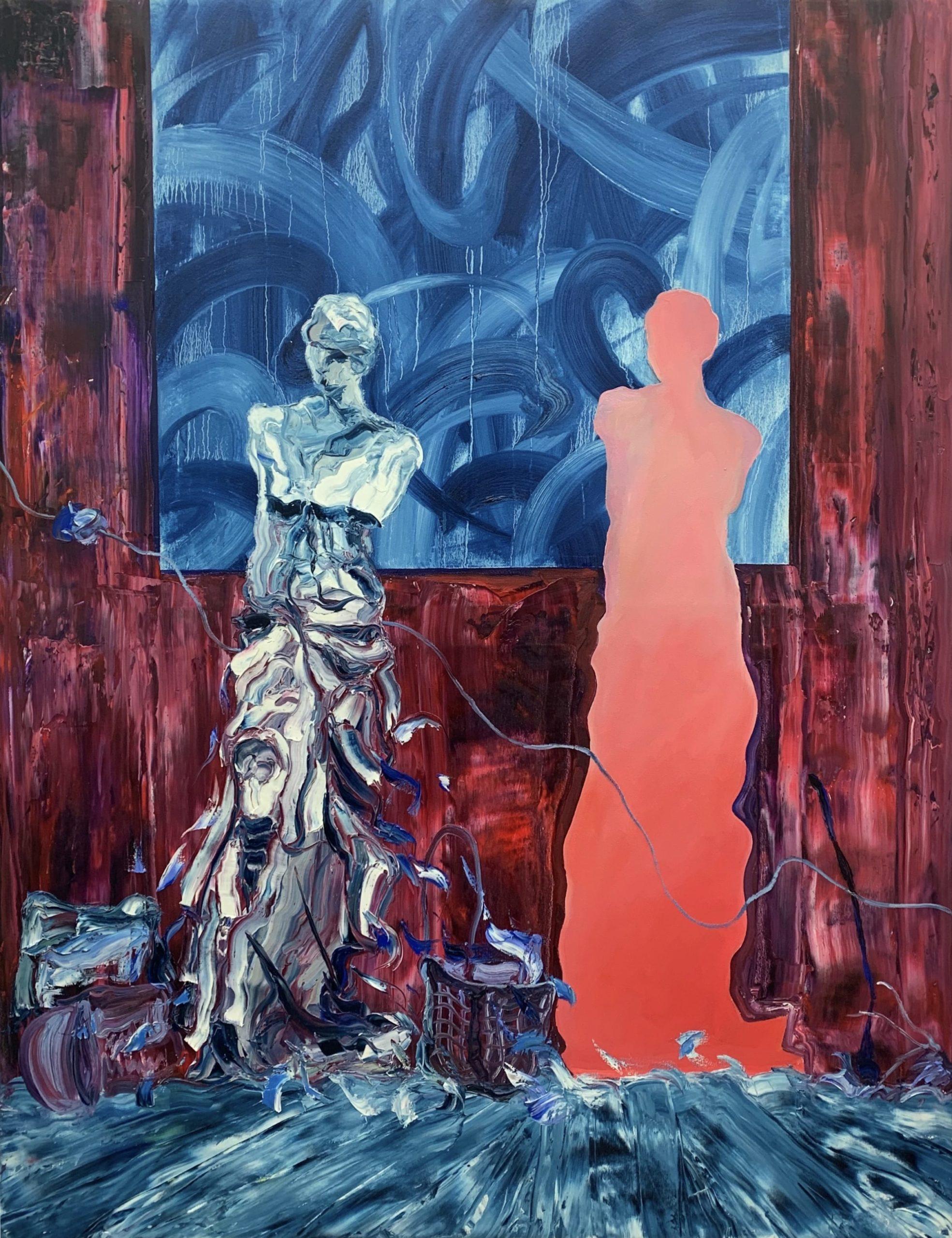 Ming Ying Abstract Painting - The Classics Are Disappearing