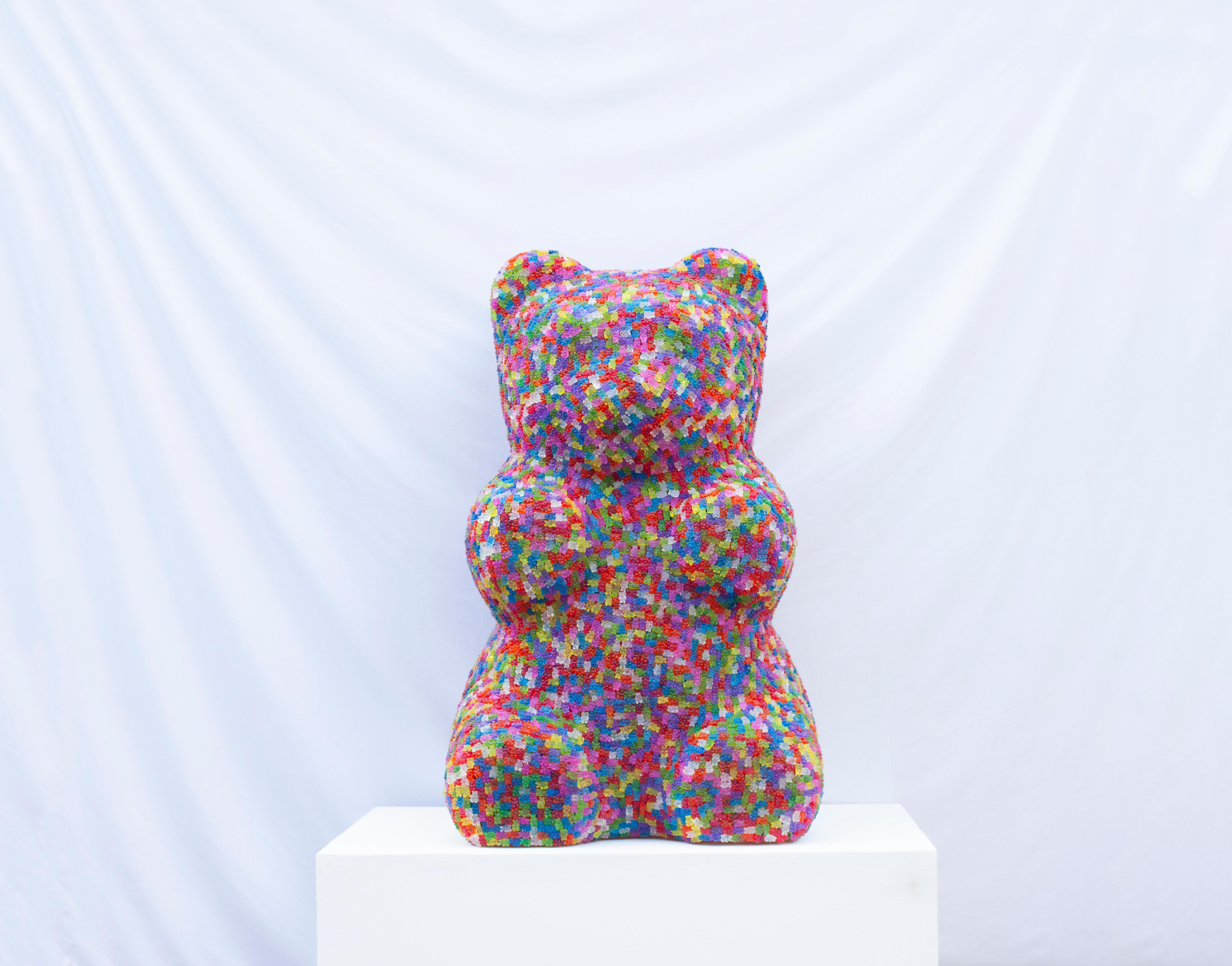 Kevin  Champeny Figurative Sculpture - Gummy Obsession