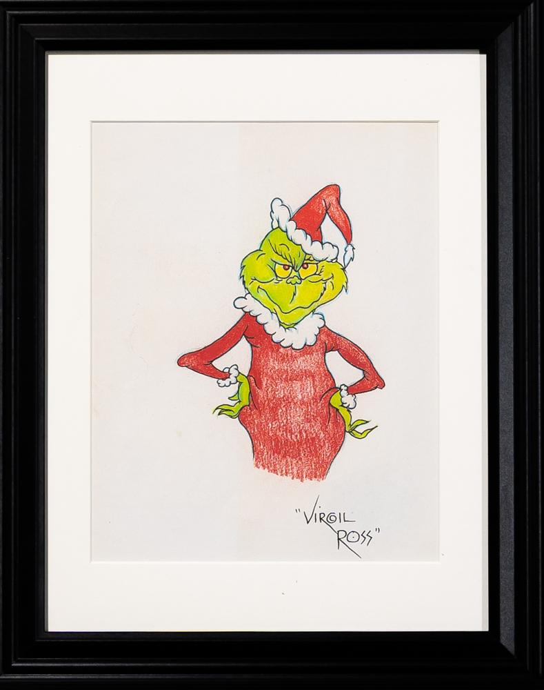 Virgil Ross Portrait - Grinch Sketch