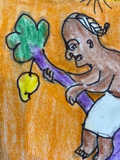 Un Enfant Vu Assis Sur