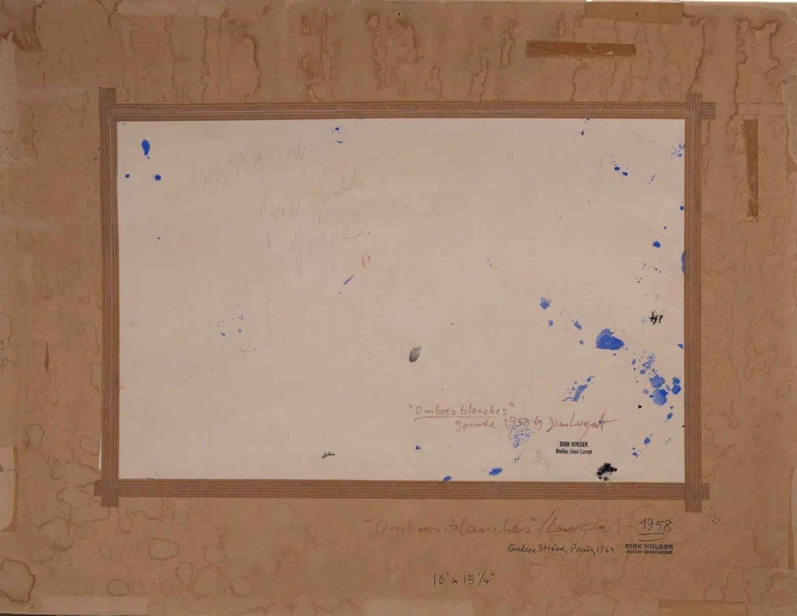 Ombres Blanches (Violett), Still-Life, von Jean Lurcat