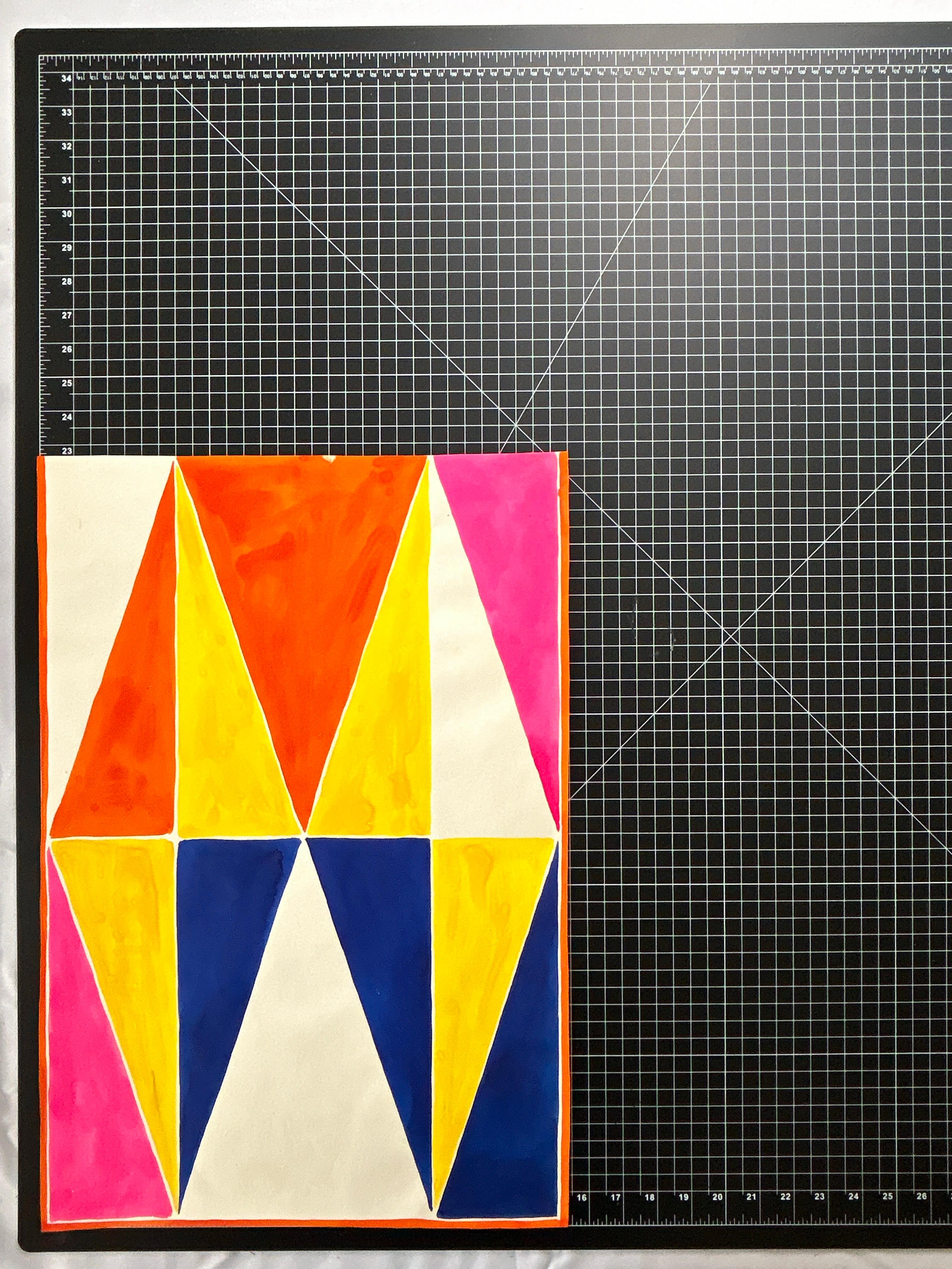 Vera Paints Einzigartige nautische Gemälde – Art von Vera Neumann