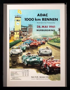 Vintage Nuburgring Race Poster