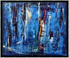 Binyamin Basteker First rain in Jerusalem , 2018 oil on canvas   100 x 120 cm