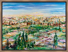 Binyamin Basteker, Springtime in Jerusalem (landscape), museum quality print