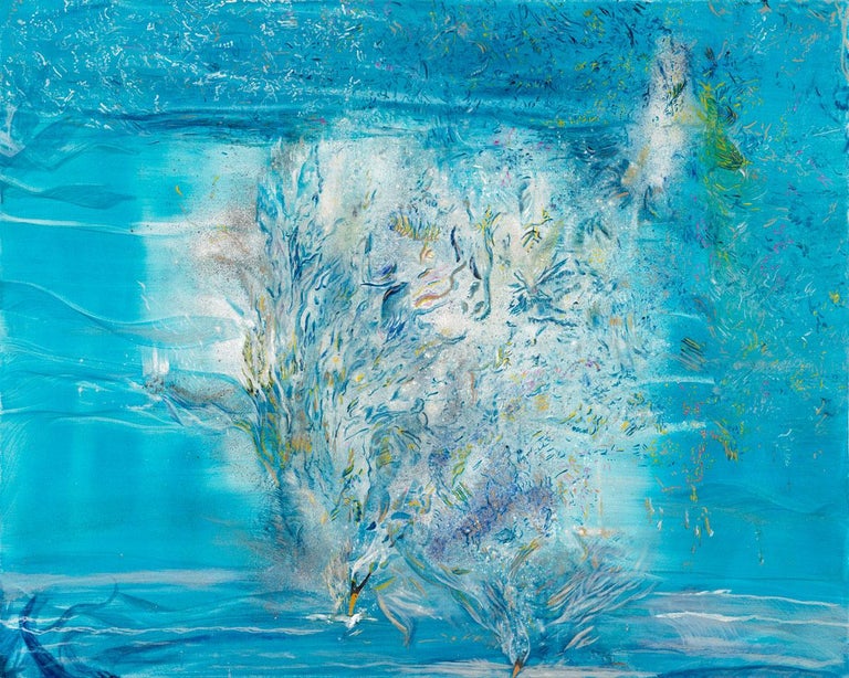 Tableau D'art Sur Toile 'The Calm Before The Storm' - Impression Embellie à La Main - Prêt à Accrocher