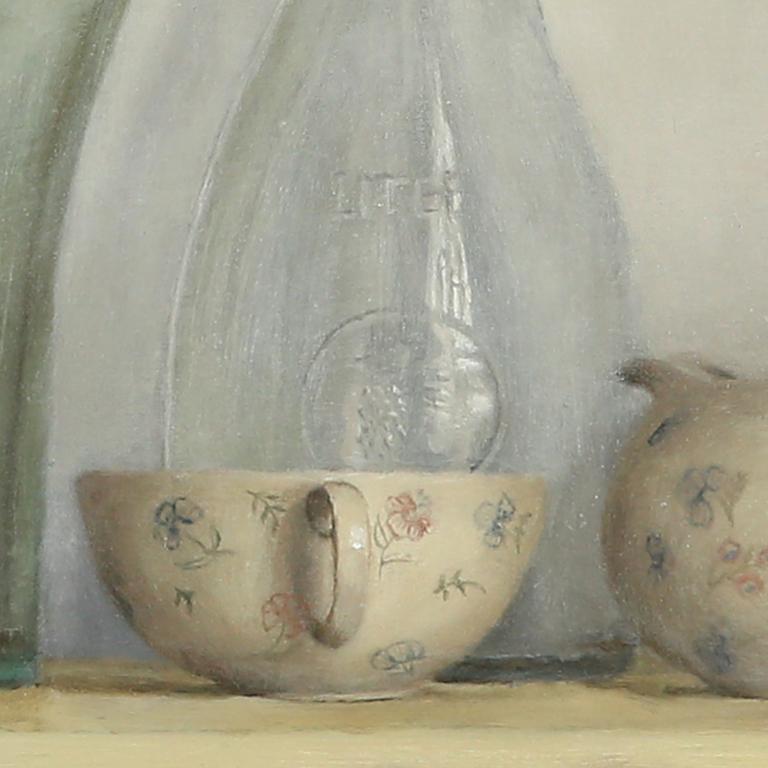 Chani Cohen Zada
Values , 2014
oil on linen mounted on wood  
35 x 80 cm
14 x 31 in

Exhibited:  'Between Holy and Mundane', Lewinski College, Tel Aviv. 11.1-12.20 2018, Curator: Arie Berkovitz

