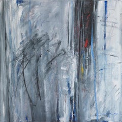 Mindy Weisel,  Not Everything is Black and White , 2017 oil on canvas   91 x 91