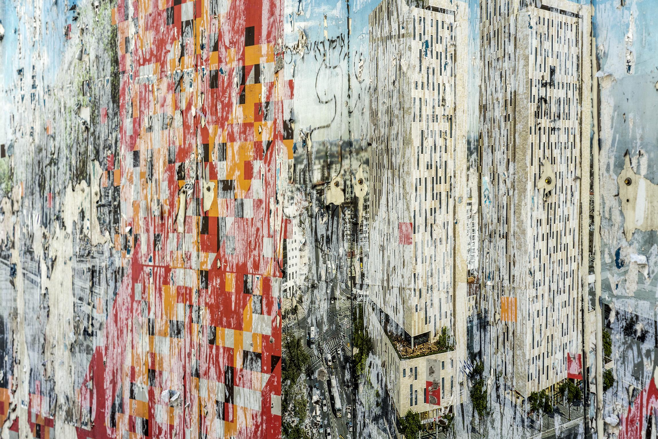 Eli Freiman, Abstract Urban Landscape, Photograph, c-print on Diasec, 100x150 cm