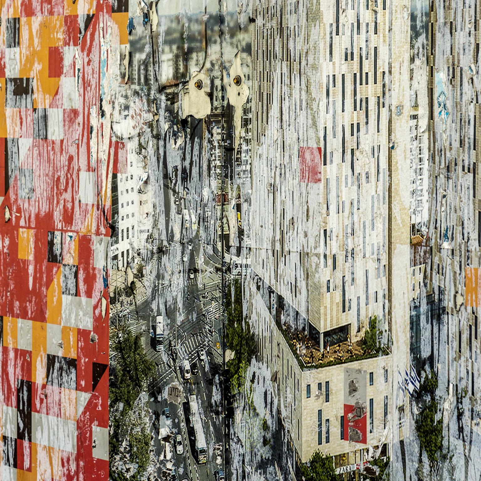 Eli Freiman, Paysage urbain abstrait, photographie, imprimé C-Print sur Diasec, 100x150 cm en vente 3