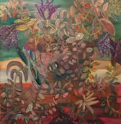 Dondi Schwartz, Wig-wag, oil on canvas, 100x100 cm