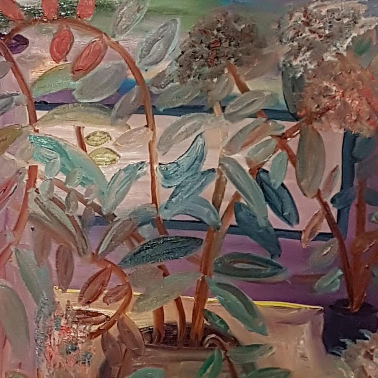 Dondi Schwartz, The bright side, oil on canvas, 100x80 cm 1