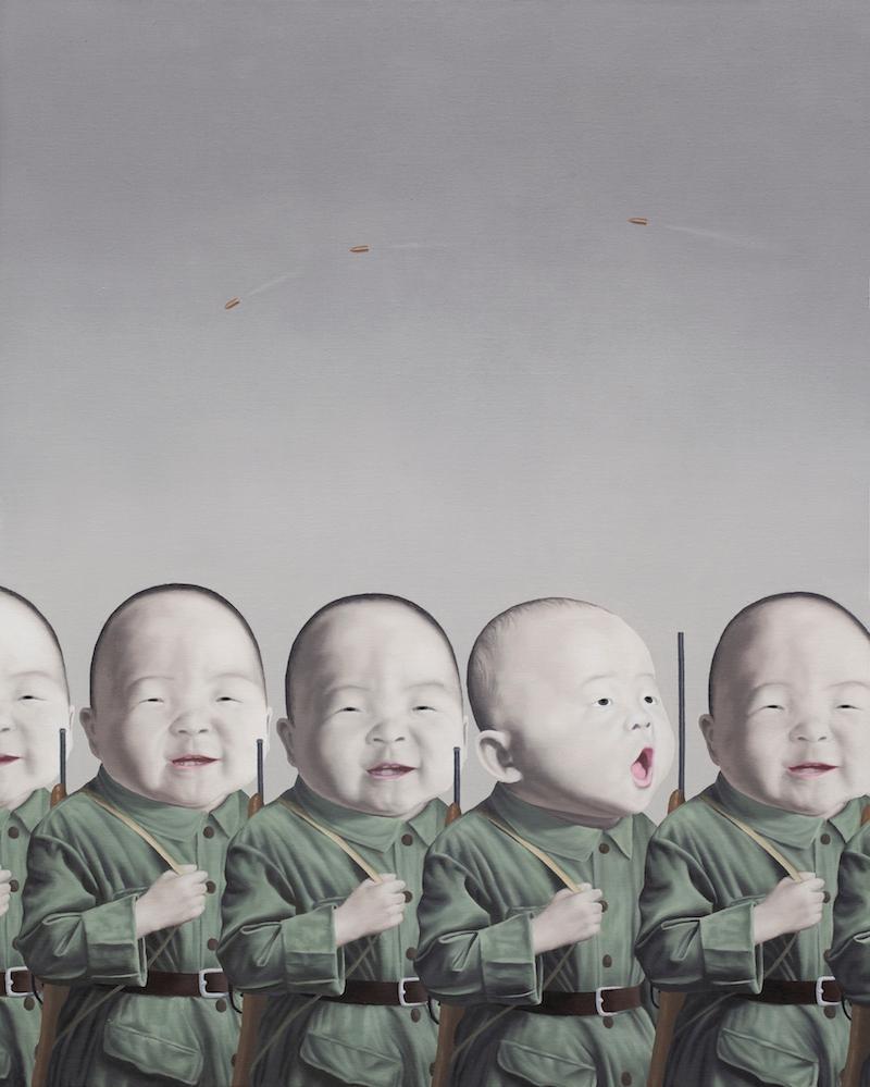 Chen Yu Portrait Painting - The Little Soldiers