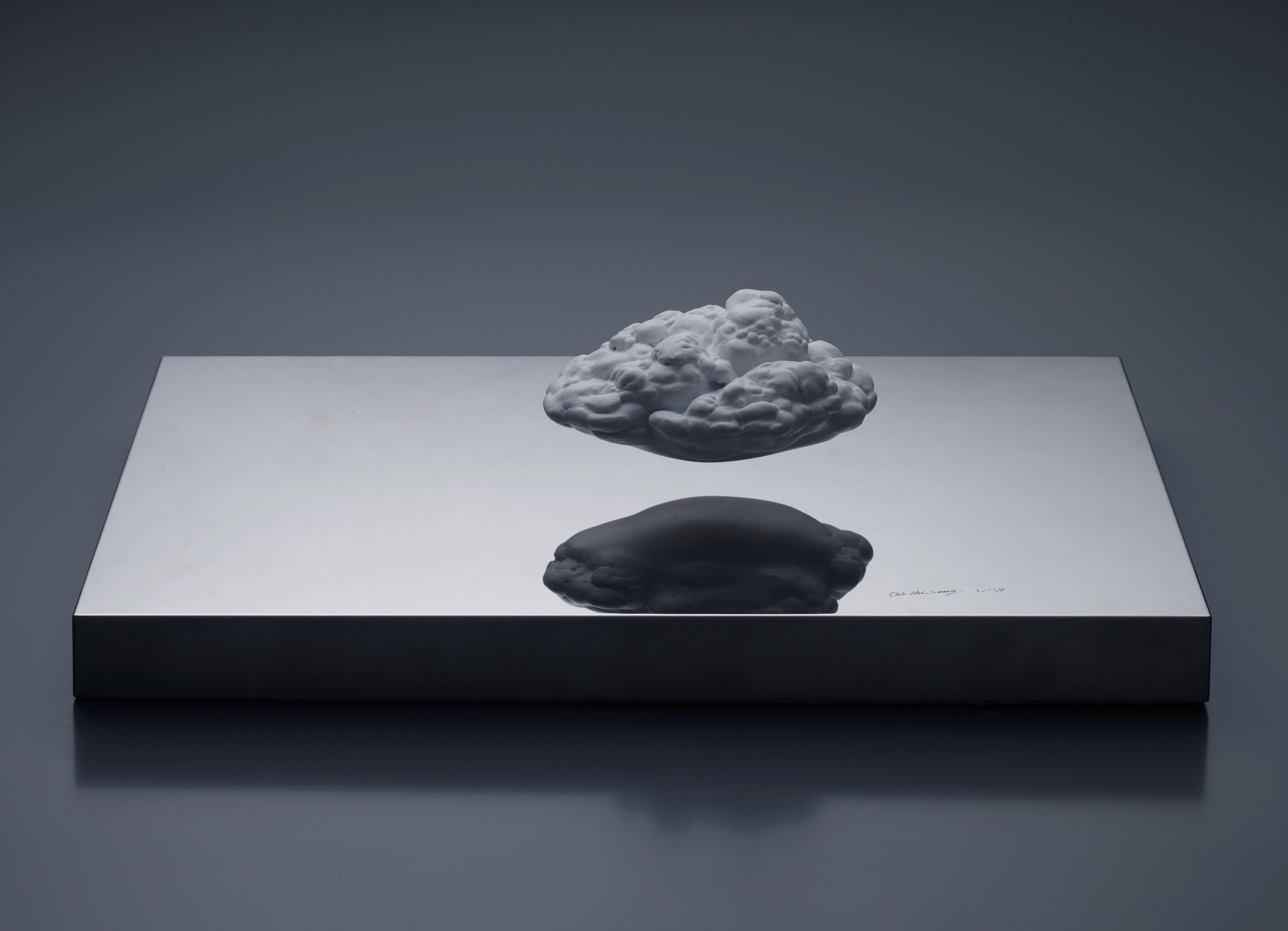 Artist name: Cai Zhisong
Title: Magnetic Suspension Cloud
Stand Size: 38 x 25 x 3cm / Cloud Size: 13 x 10 x 7cm
Medium: Resin Cloud & Stainless Steel Stand & Magnetic Suspension
Signature: Artist Hand-Sign on the work
Limited Edition: 18

About