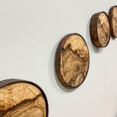 Homage to Sharecroppers- The 8 Rings of The Hub of 1 Wagon Wheel, Glossed Maple