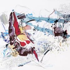 "I told you I'm working on myself, " inkjet, acrylic, resin, embroidery & pencil