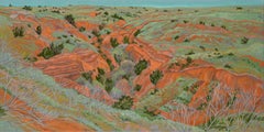"Impossible Canyon #1 (West of Rotan)" by Randy Bacon, Oil on canvas, 2014