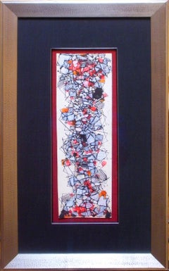 natalia ink Vintage "Composition" by Natalia Dumitresco, Gouache and ink on cardboard, circa 1959