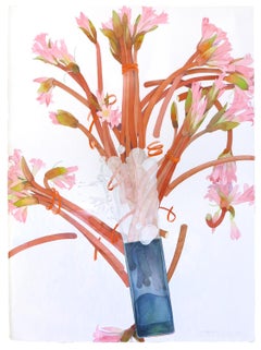 "Naked Ladies, " floral watercolor on paper by Gary Bukovnik, 2005