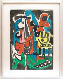 "Untitled, " Watercolor by John von Wicht