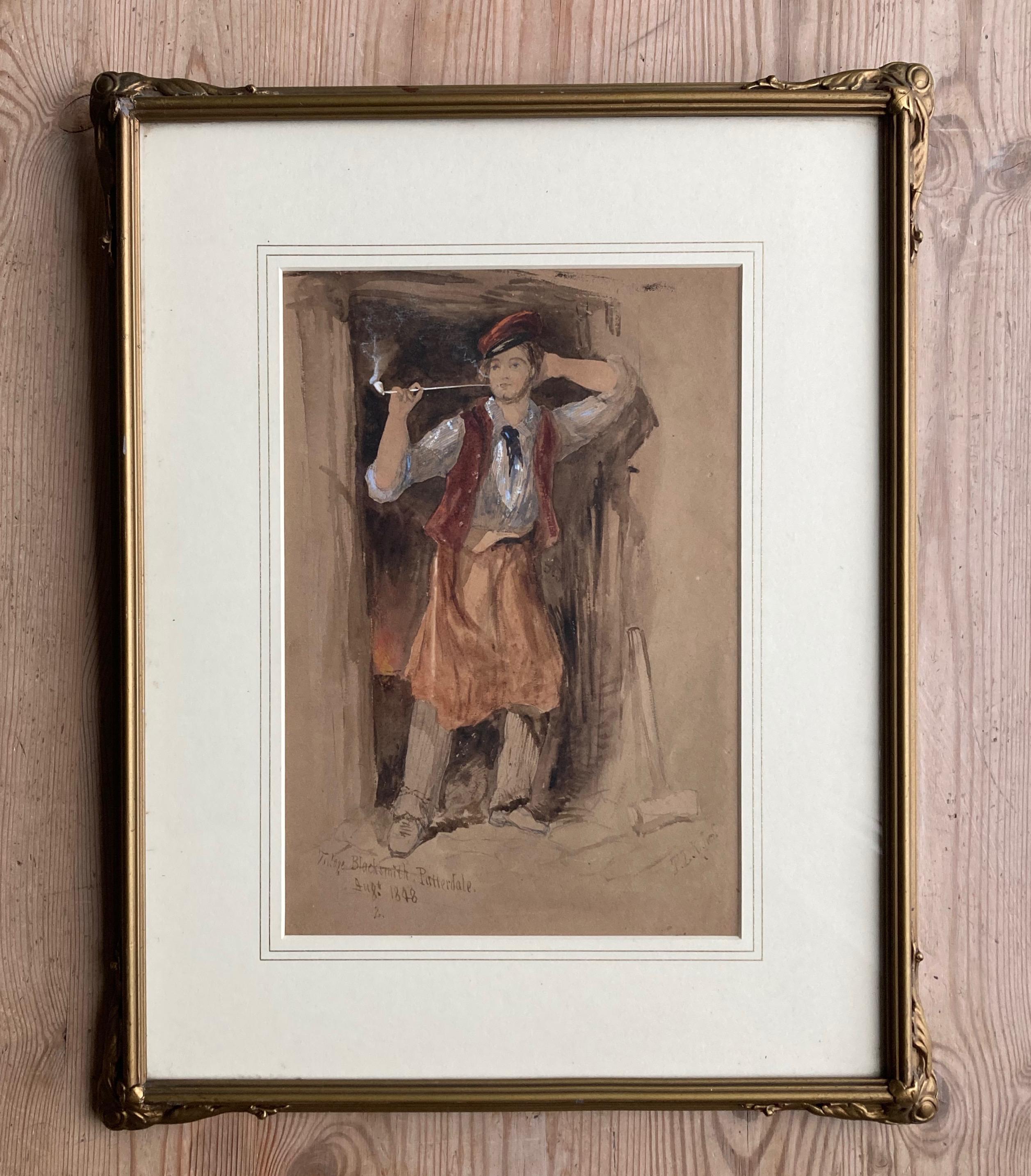 Thomas Leeson Rowbotham, viktorianischer Schmied (Viktorianisch), Art, von Thomas Charles Leeson Rowbotham