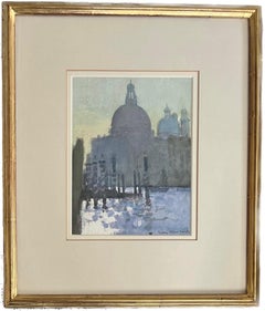 Impressionist view of Santa Maria della Salute, Grand Canal, Venice