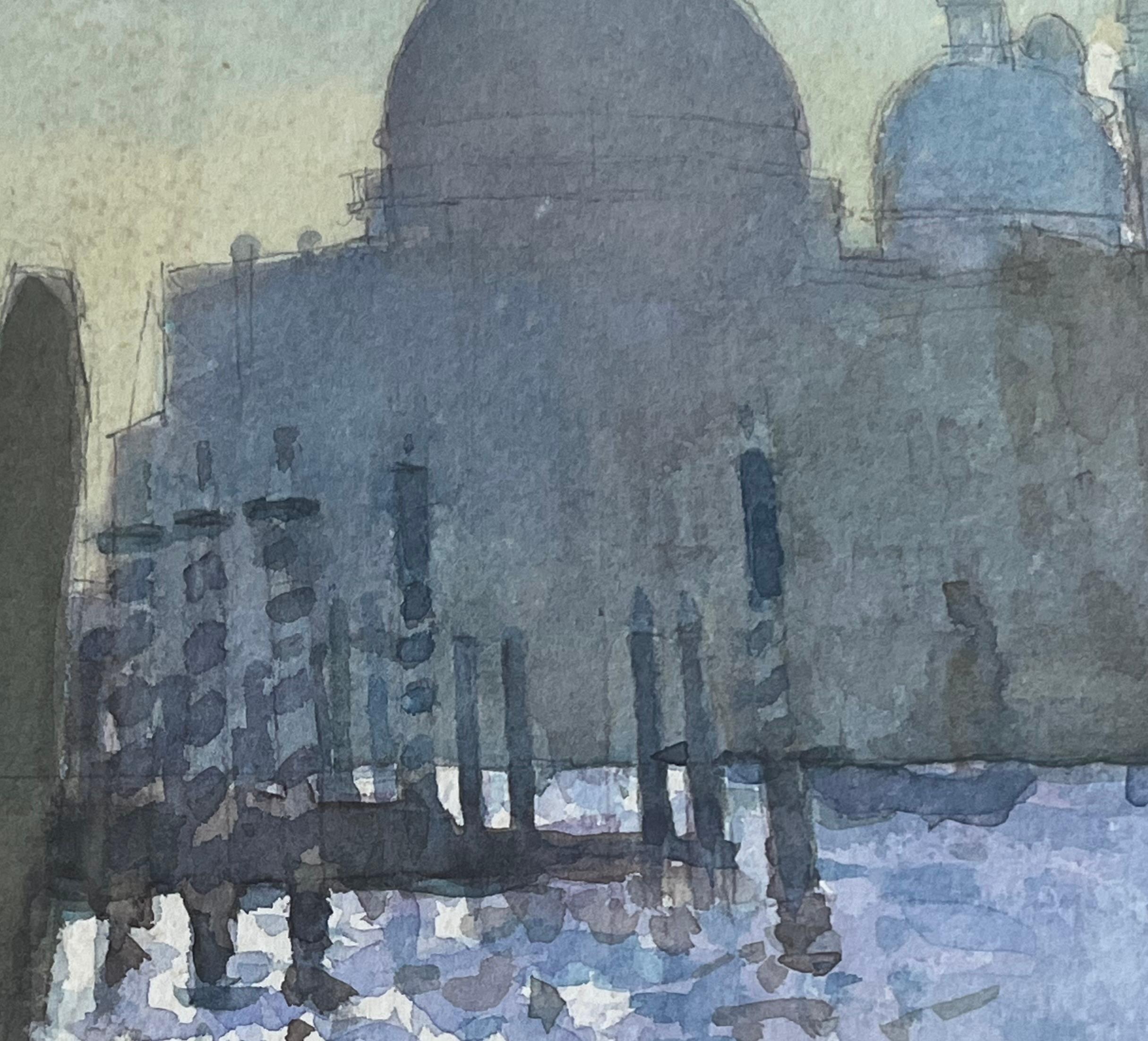 Impressionist view of Santa Maria della Salute, Grand Canal, Venice 1