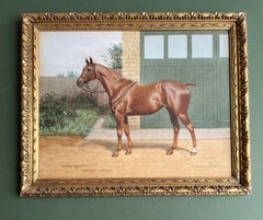 Wonderful 1920s portrait of a thoroughbred race horse