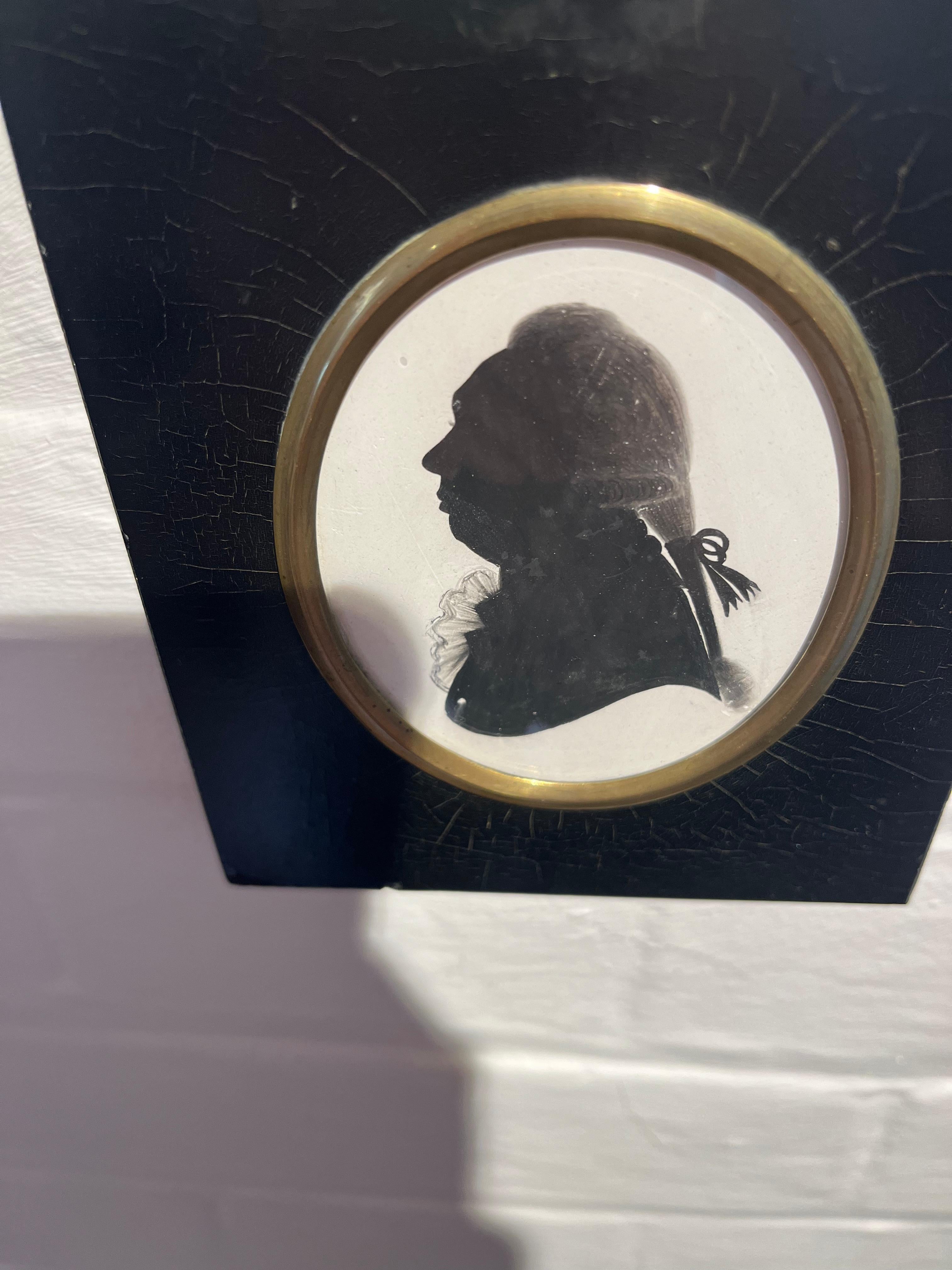 John Miers late 18th Century Georgian English silhouette portrait For Sale 6