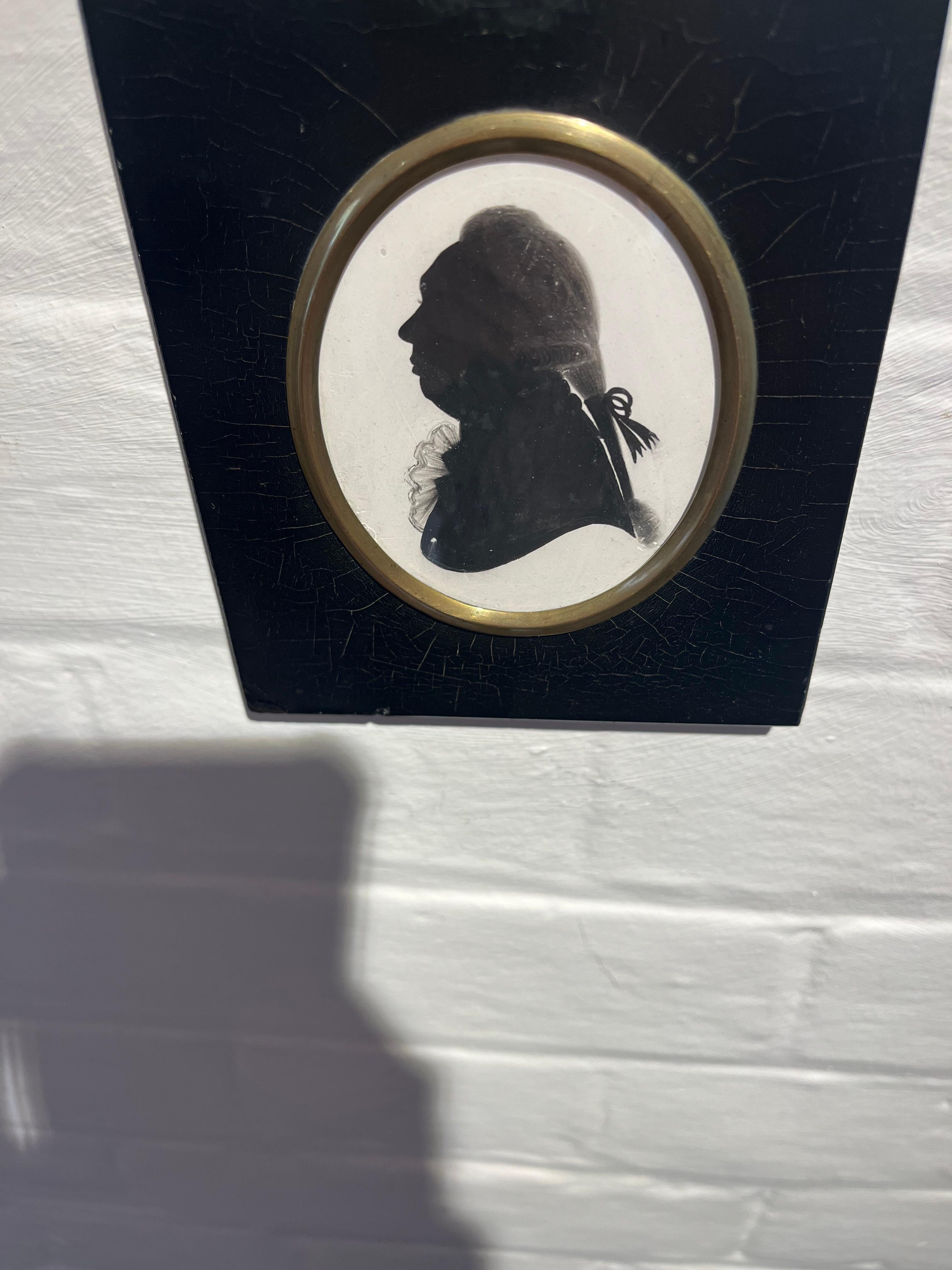 John Miers retrato de silueta inglés georgiano de finales del siglo XVIII 7