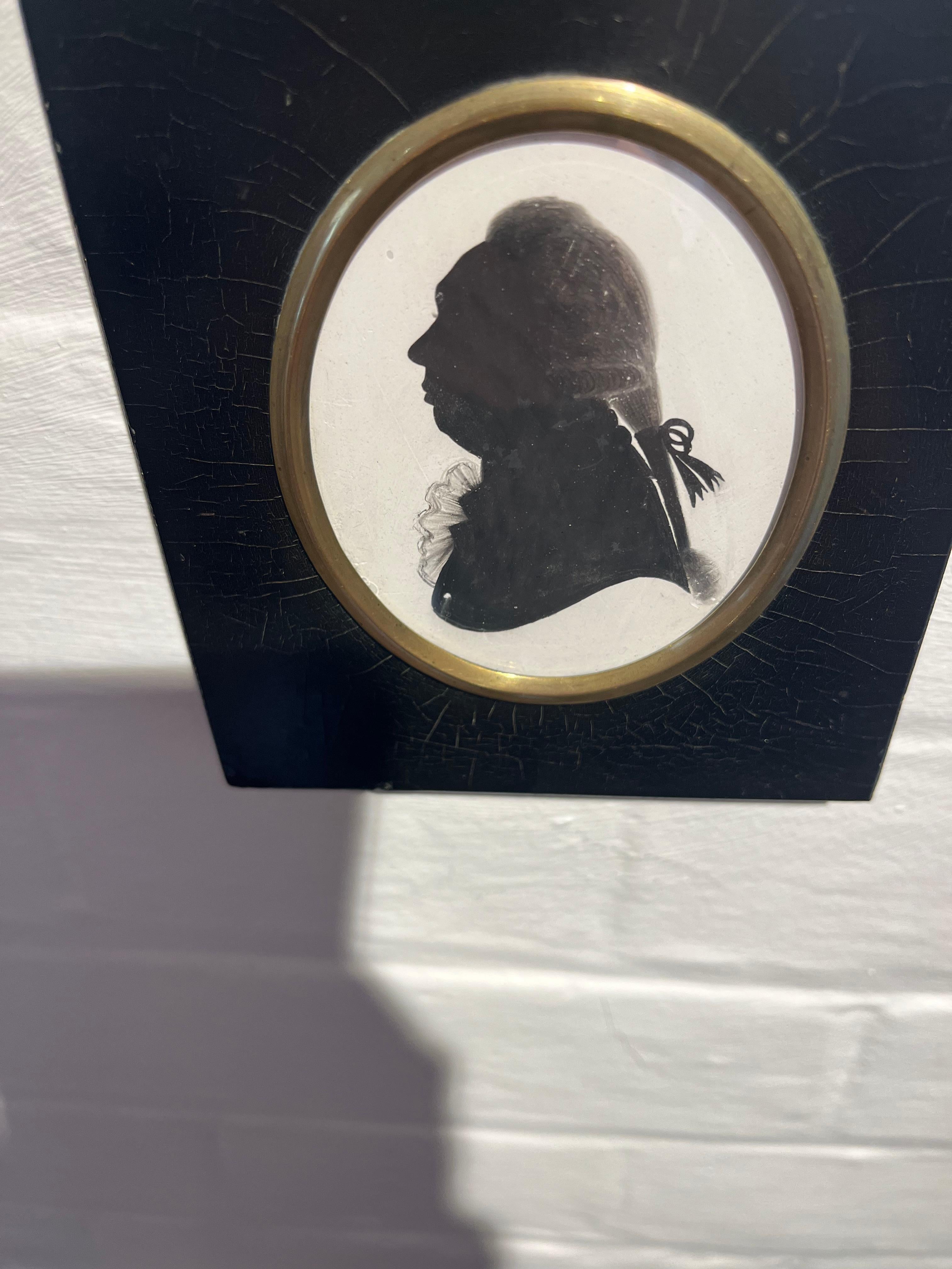 John Miers retrato de silueta inglés georgiano de finales del siglo XVIII 8