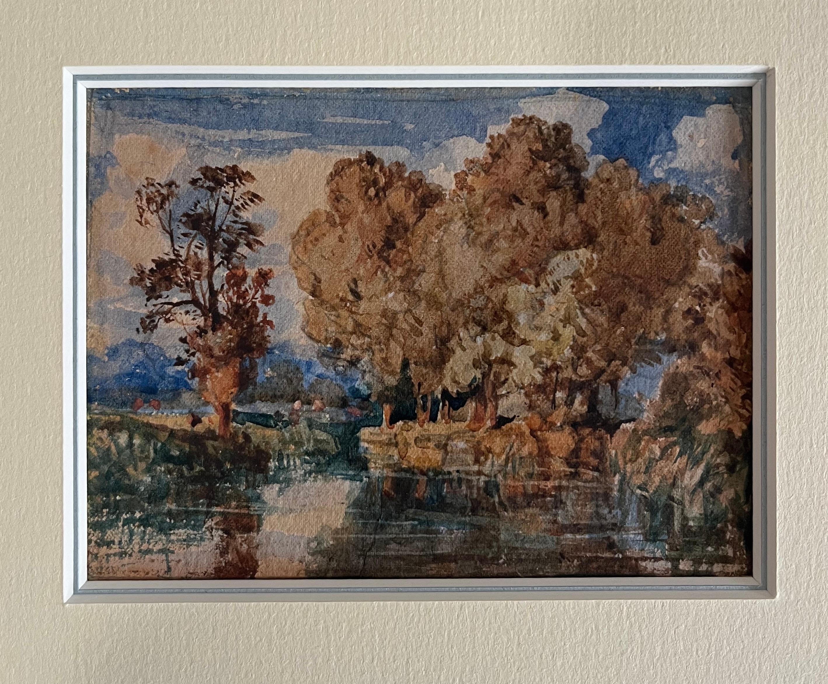 John Joseph Cotman, Escuela de Norwich, Acuarela inglesa temprana en venta 4