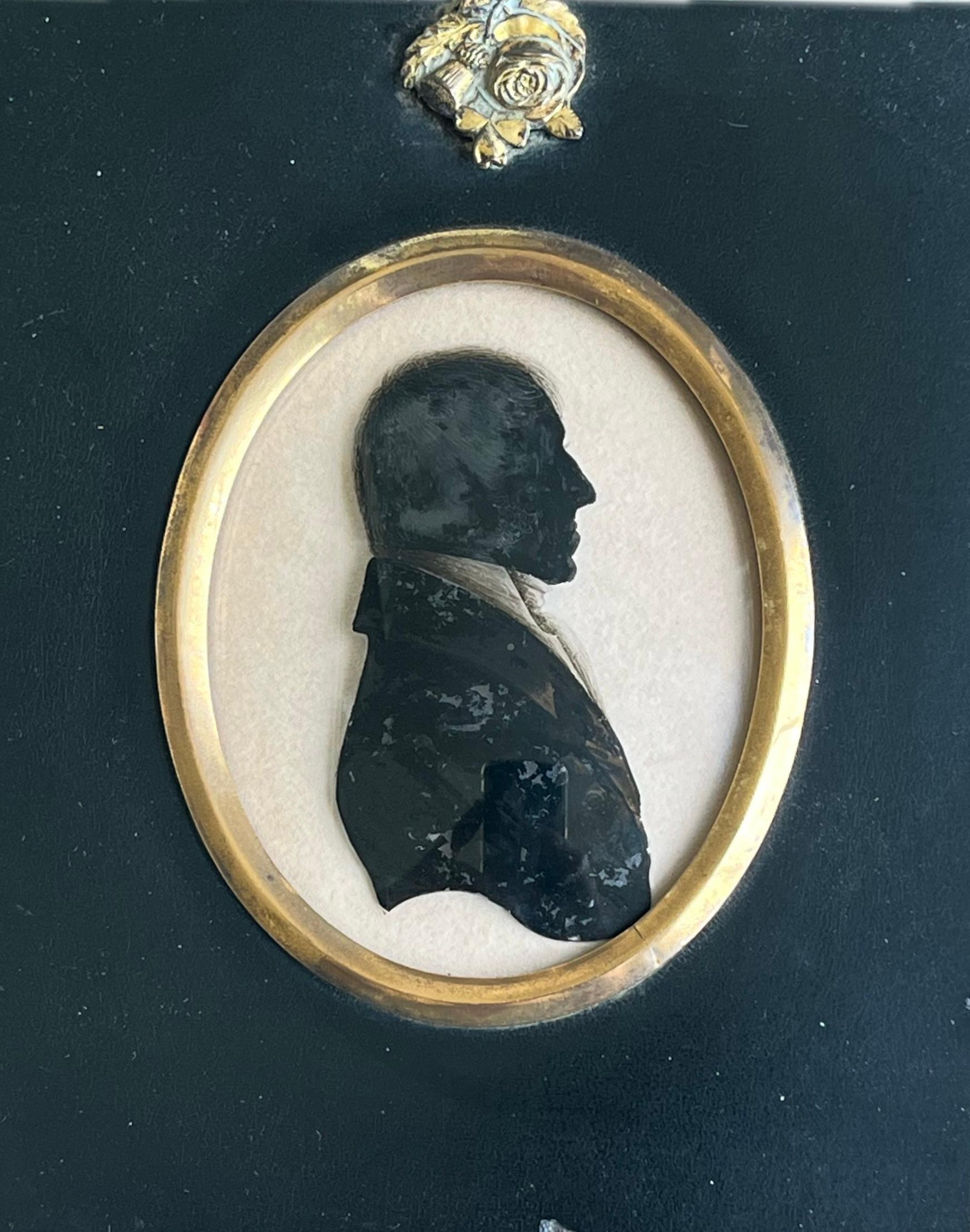 Hinton Gibbs, Early 19th Century English Victorian silhouette portrait