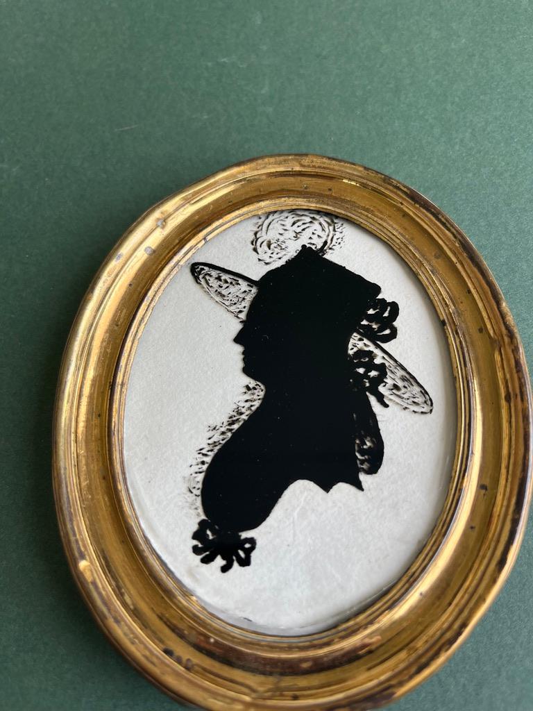 Portrait de silhouette victorienne anglaise du 19ème siècle en vente 4