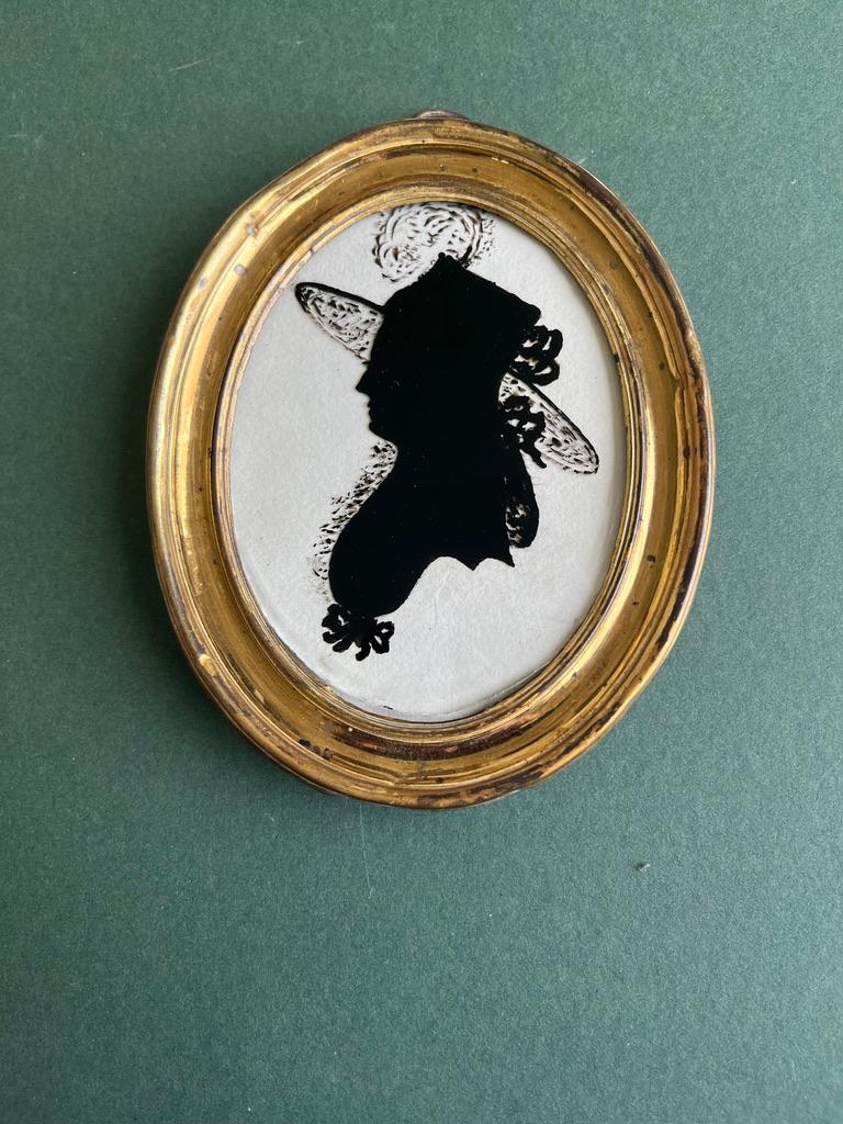Portrait de silhouette victorienne anglaise du 19ème siècle en vente 5