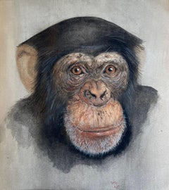 Rafael Mckenzie Soares, Wildlife artist, Chimpanzee monkey