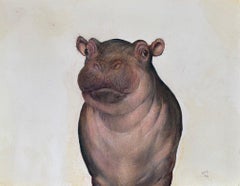 Rafael McKenzie Soares, Wildlife artist, Hippo