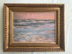 Giorgio Belloni, Italian Impressionist, plein air seascape on the Ligurian coast
