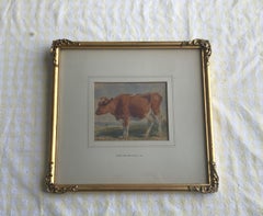 Henry Brittan Willis, Study of an Ayrshire cow
