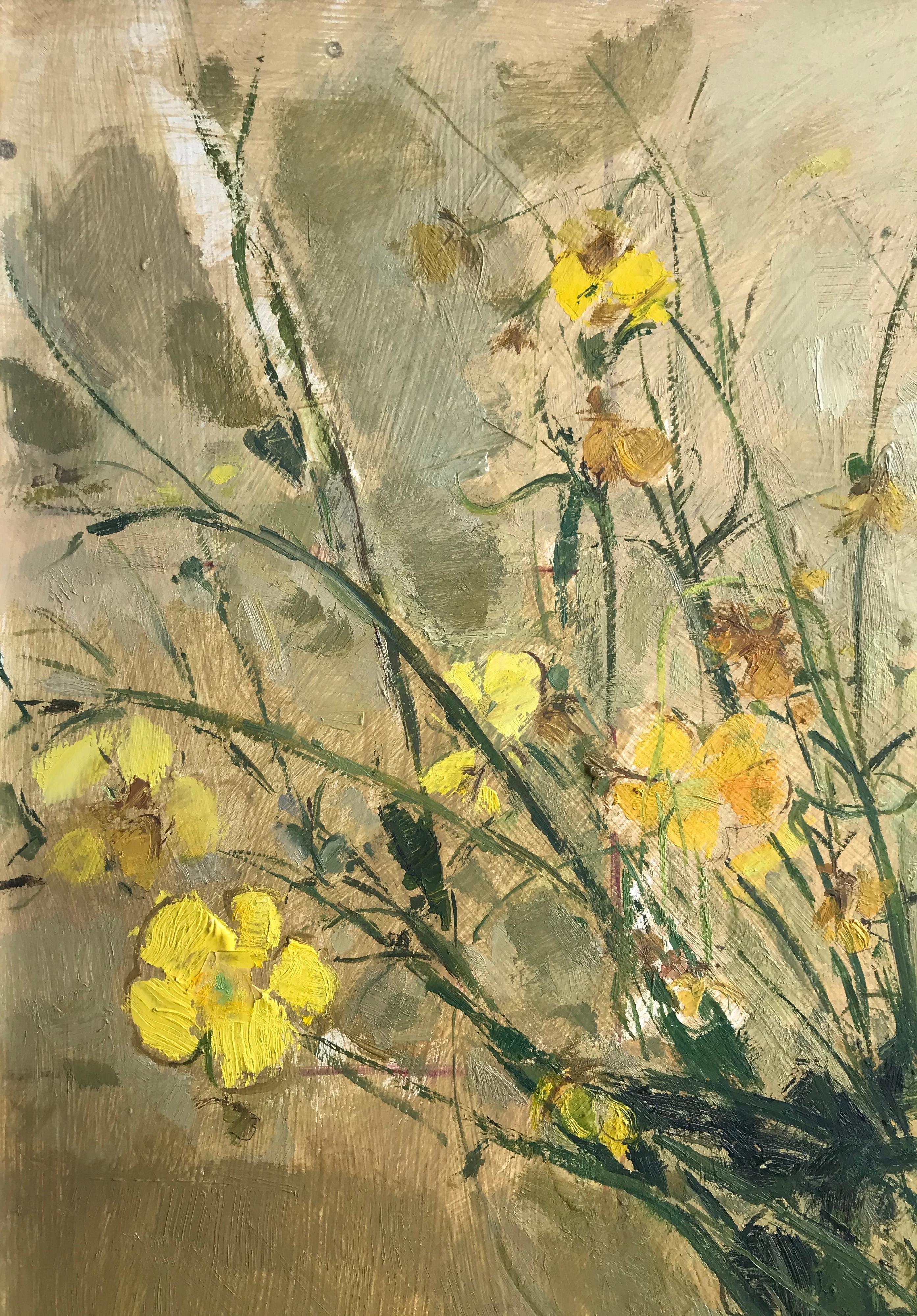 Adrian Parnell, Still life of buttercups For Sale 1