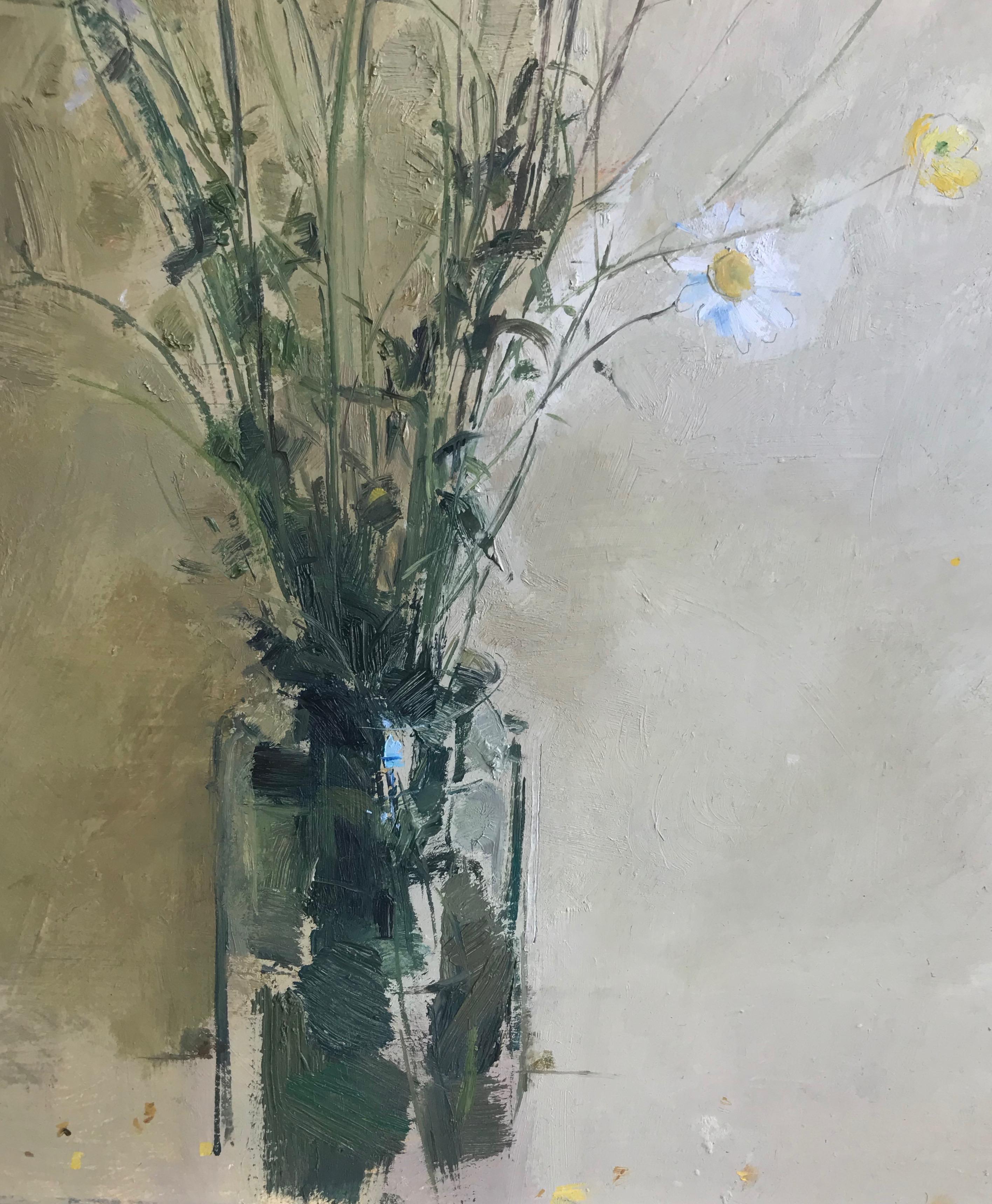 Adrian Parnell, Still life of daisies and buttercups 3