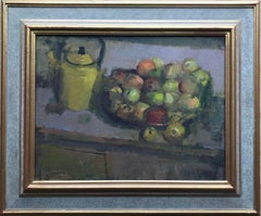 Fred Cuming, Impressionist still life of fruit on a table