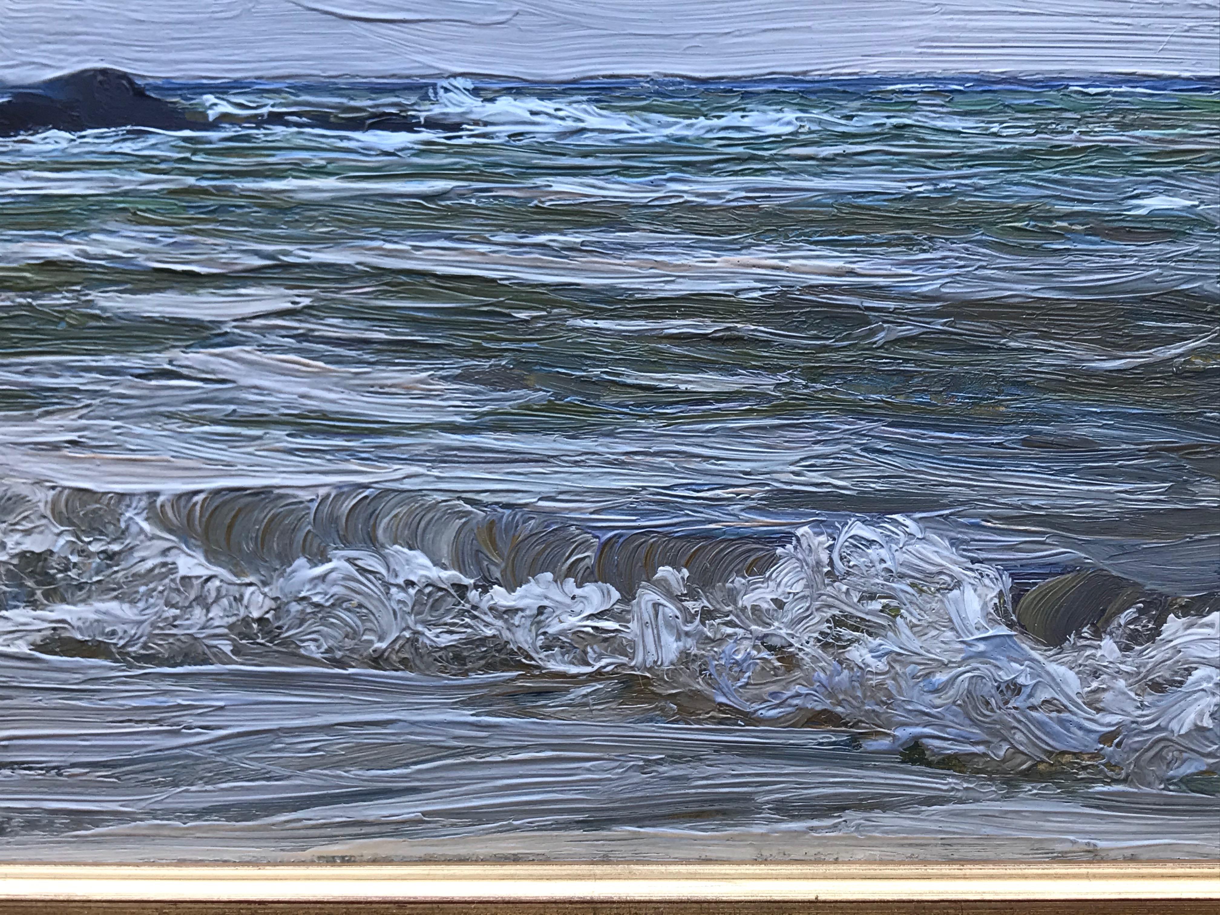 Giorgio Belloni, Italian Impressionist, plein air seascape, Ligurian coast 3
